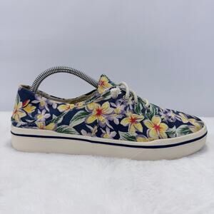 Mad Love Women’s Kendra Floral Canvas Lace-Up Casual Sneakers Size 10